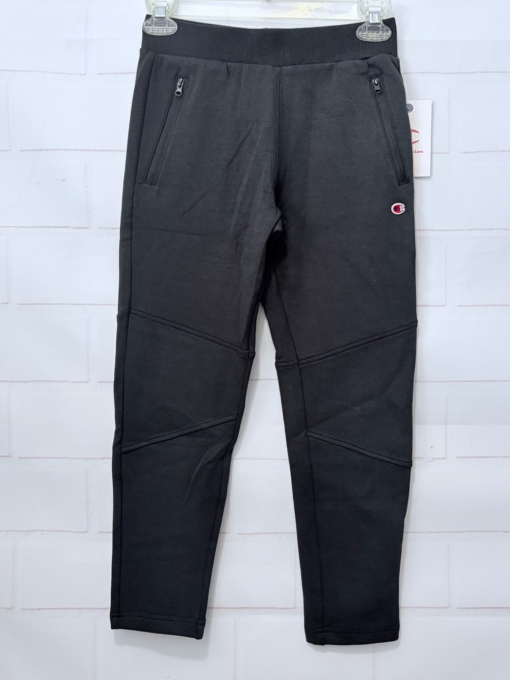 Champion Double-Knit Zip-Pocket Jogger Pants Size Small Black NWT